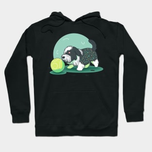 Dog playing with Ball 3 Hoodie